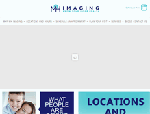 Tablet Screenshot of mhimaging.com